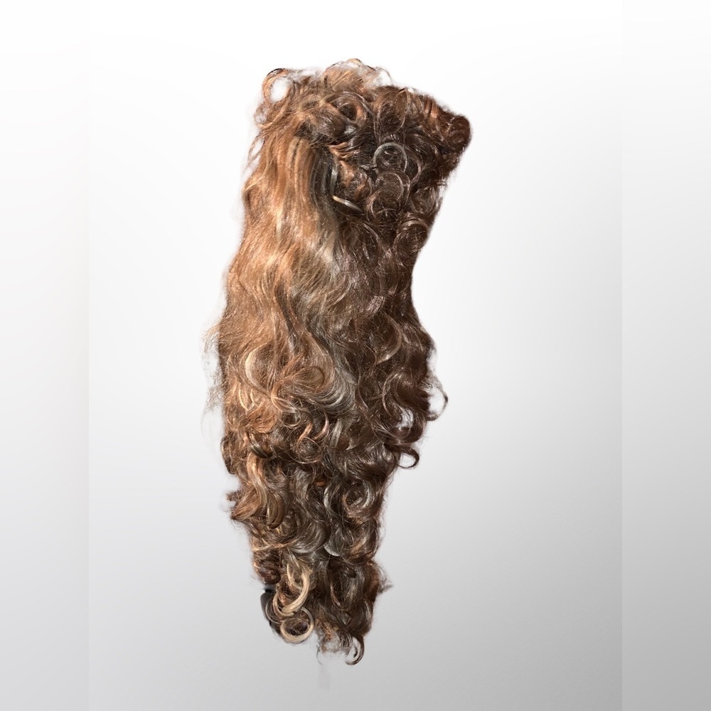 Fluffy Long Hair Blonde Wig - Picture 8 of 10